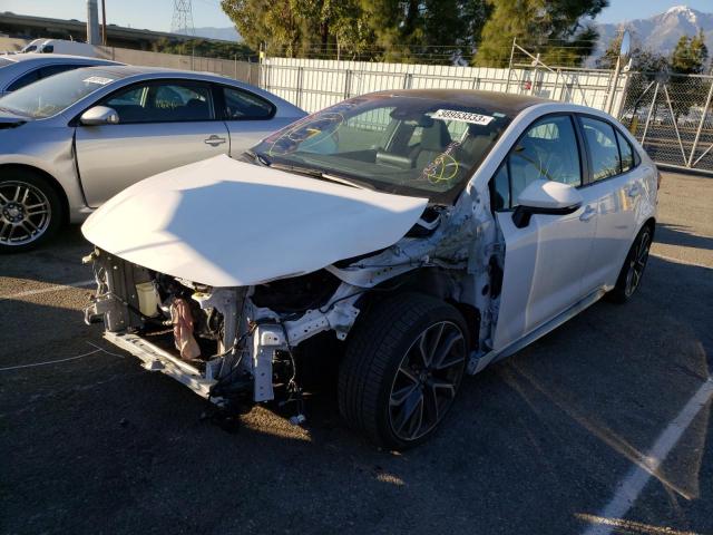 TOYOTA COROLLA SE 2022 with VIN 5YFS4MCE1NP114176 - Photo from auction