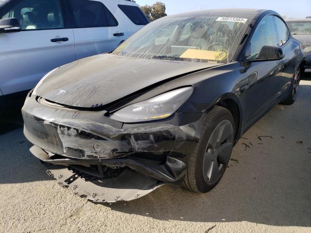 TESLA MODEL 3 2021 with VIN 5YJ3E1EBXMF078792 - Photo from auction