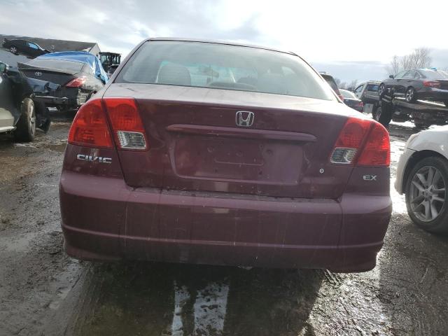 Photo 6 from auction – 2004 HONDA CIVIC EX with VIN 2HGES26784H583095