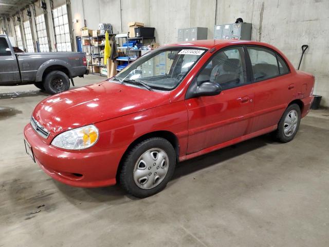 KIA RIO 2002 with VIN KNADC123326188273 - Photo from auction