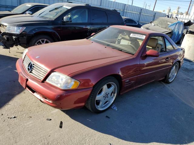 MERCEDES-BENZ SL 600 2000 with VIN WDBFA76F6YF189014 - Photo from auction