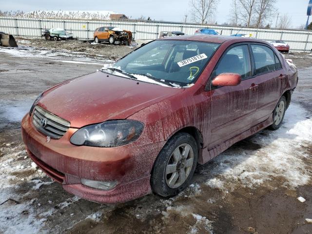 TOYOTA COROLLA 2003 with VIN 1NXBR32E53Z123018 - Photo from auction
