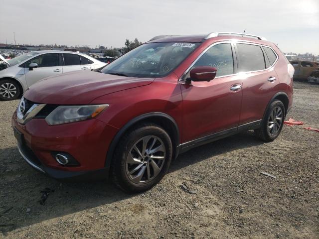 NISSAN ROGUE S 2015 with VIN 5N1AT2MT8FC909229 - Photo from auction