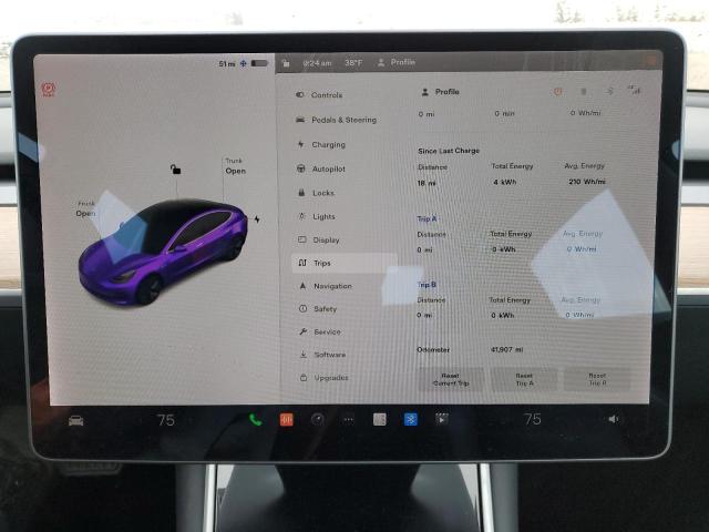 Photo 9 from auction – 2020 TESLA MODEL 3 with VIN 5YJ3E1EA0LF613344