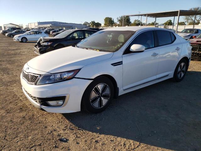 KIA OPTIMA HYB 2013 with VIN KNAGM4AD4D5045749 - Photo from auction