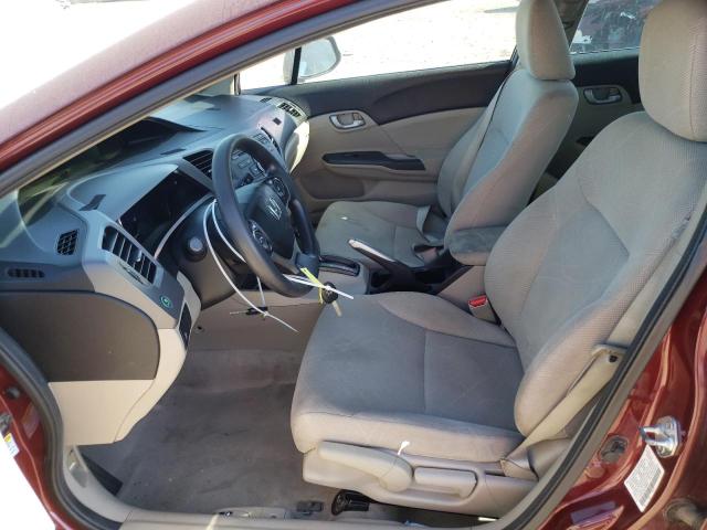 Photo 7 from auction – 2012 HONDA CIVIC LX with VIN 2HGFB2F50CH588907