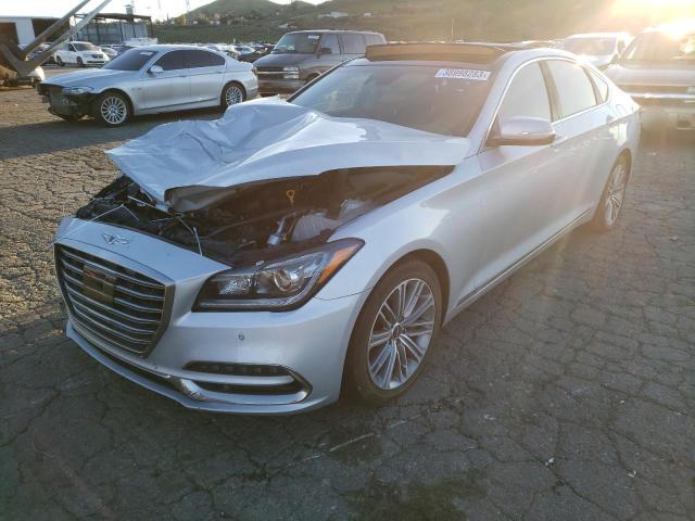 GENESIS G80 BASE 2018 with VIN KMHGN4JE8JU234801 - Photo from auction