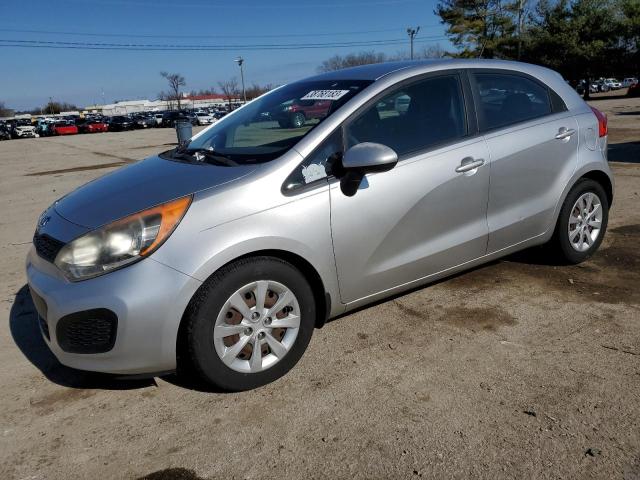 KIA RIO LX 2013 with VIN KNADM5A35D6125006 - Photo from auction