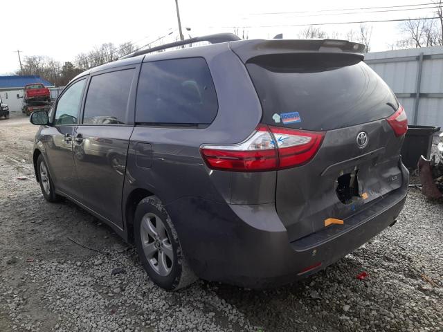 Photo 2 from auction – 2018 TOYOTA SIENNA LE with VIN 5TDKZ3DC4JS939798