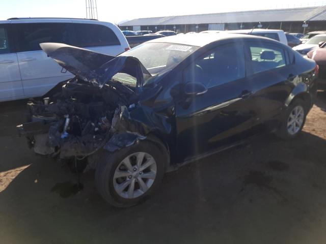 KIA RIO EX 2013 with VIN KNADN4A3XD6132234 - Photo from auction