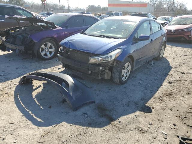 KIA FORTE LX 2017 with VIN 3KPFL4A76HE142408 - Photo from auction