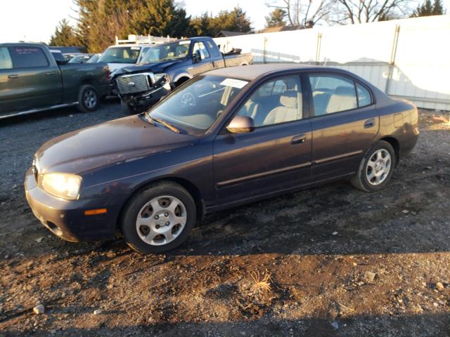 HYUNDAI ELANTRA 2002 with VIN KMHDN45D02U309058 - Photo from auction