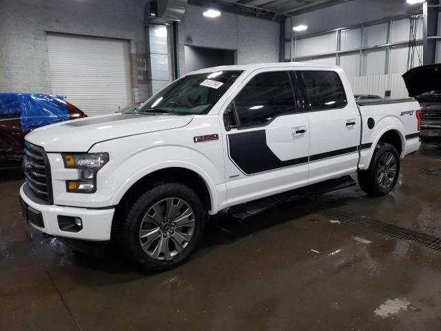 FORD F150 SUPER 2017 with VIN 1FTEW1EGXHFC83726 - Photo from auction