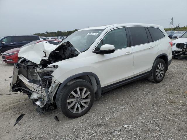 HONDA PILOT EXL 2019 with VIN 5FNYF5H41KB007128 - Photo from auction
