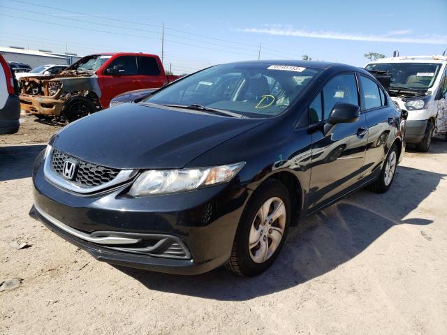 Photo 1 from auction – 2013 HONDA CIVIC LX with VIN 19XFB2F56DE069209