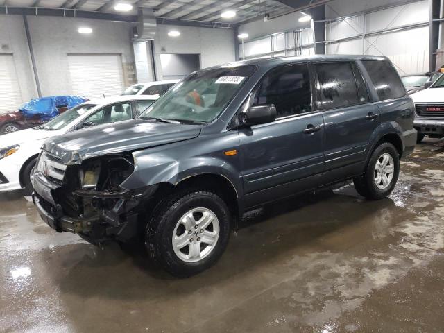HONDA PILOT LX 2006 with VIN 5FNYF28166B026624 - Photo from auction