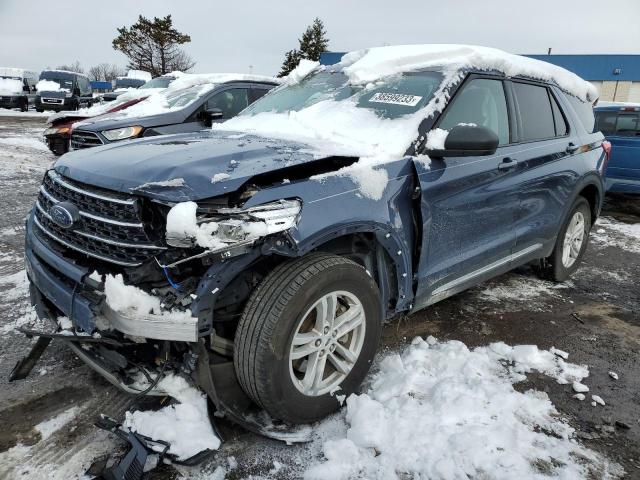 FORD EXPLORER X 2021 with VIN 1FMSK8DH5MGA81071 - Photo from auction