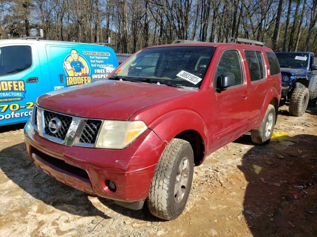 NISSAN PATHFINDER 2005 with VIN 5N1AR18W45C784144 - Photo from auction