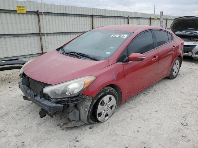 KIA FORTE LX 2015 with VIN KNAFX4A66F5430267 - Photo from auction