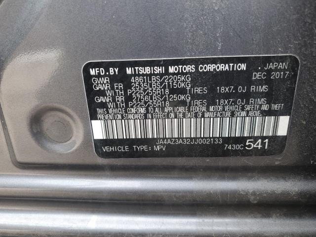 Photo 14 from auction – 2018 MITSUBISHI OUTLANDER with VIN JA4AZ3A32JJ002133