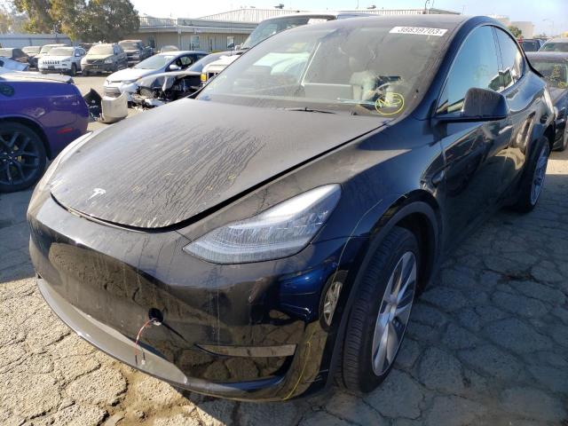 TESLA MODEL Y 2021 with VIN 5YJYGDEE1MF159529 - Photo from auction