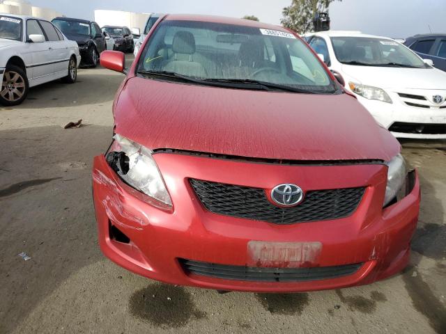 Photo 5 from auction – 2009 TOYOTA COROLLA BA with VIN JTDBL40E09J005497