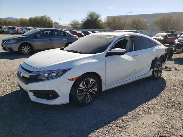 HONDA CIVIC EXL 2018 with VIN JHMFC1F74JX015202 - Photo from auction