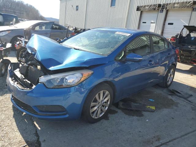 KIA FORTE LX 2014 with VIN KNAFX4A65E5137538 - Photo from auction