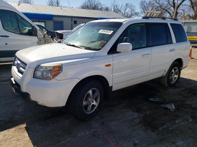 HONDA PILOT EXL 2007 with VIN 5FNYF28527B026656 - Photo from auction