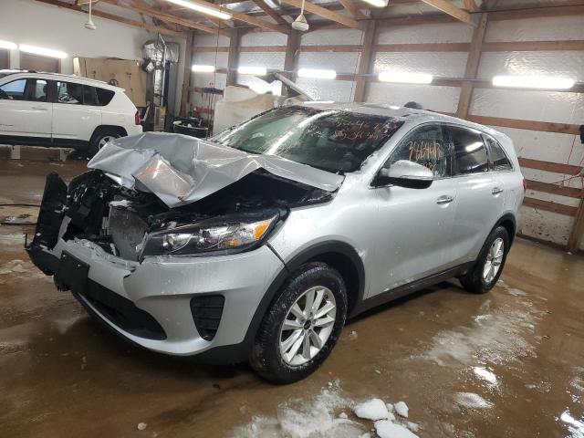 KIA SORENTO L 2019 with VIN 5XYPG4A3XKG509357 - Photo from auction