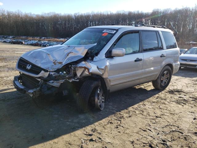 HONDA PILOT EXL 2004 with VIN 2HKYF18624H586645 - Photo from auction