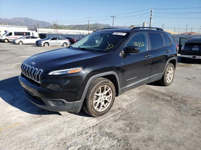 JEEP CHEROKEE S 2015 with VIN 1C4PJLAB7FW701279 - Photo from auction