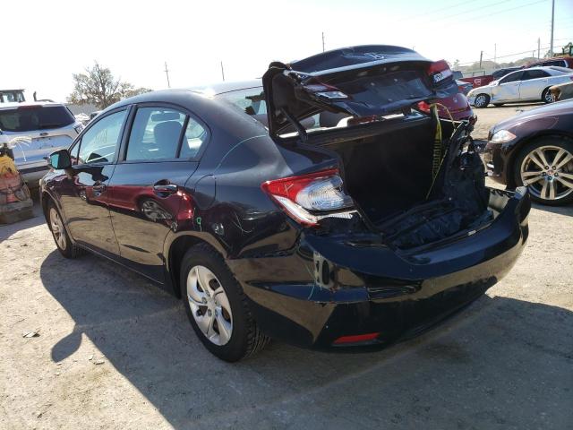 Photo 2 from auction – 2013 HONDA CIVIC LX with VIN 19XFB2F56DE069209