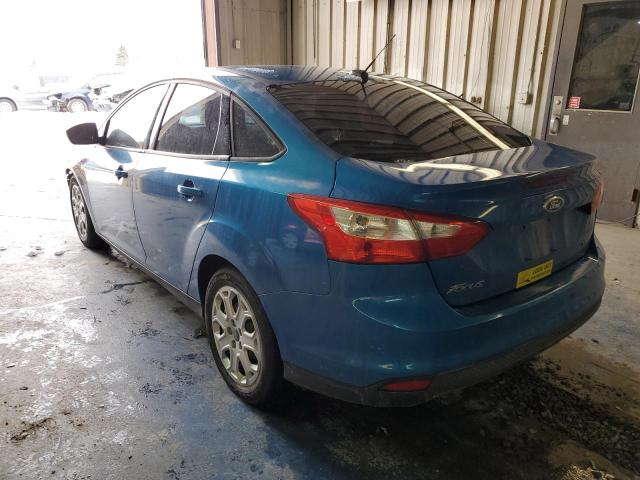 Photo 2 from auction – 2012 FORD FOCUS SE with VIN 1FAHP3F23CL105486