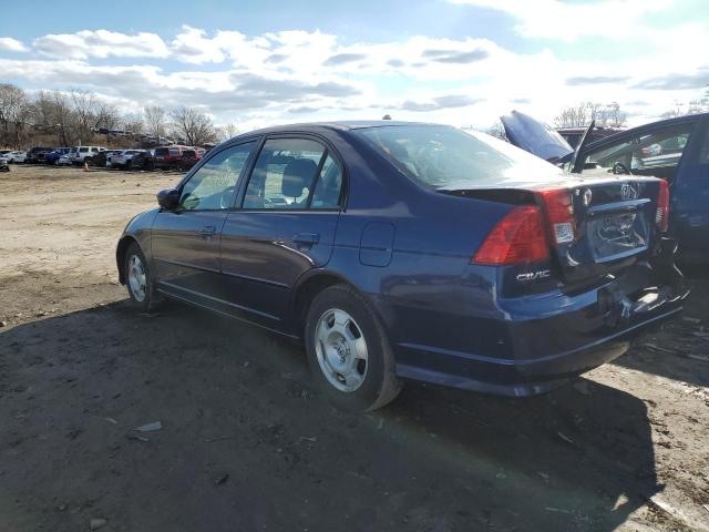 Photo 2 from auction – 2005 HONDA CIVIC HYBR with VIN JHMES95685S014112