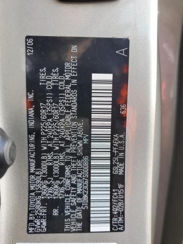 Photo 14 from auction – 2007 TOYOTA SIENNA LE with VIN 5TDBK23C67S000886