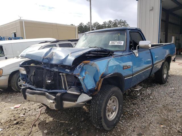 DODGE W-SERIES W 1991 with VIN 1B7KM3687MS254603 - Photo from auction