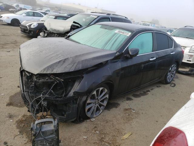 HONDA ACCORD SPO 2015 with VIN 1HGCR2F5XFA189844 - Photo from auction
