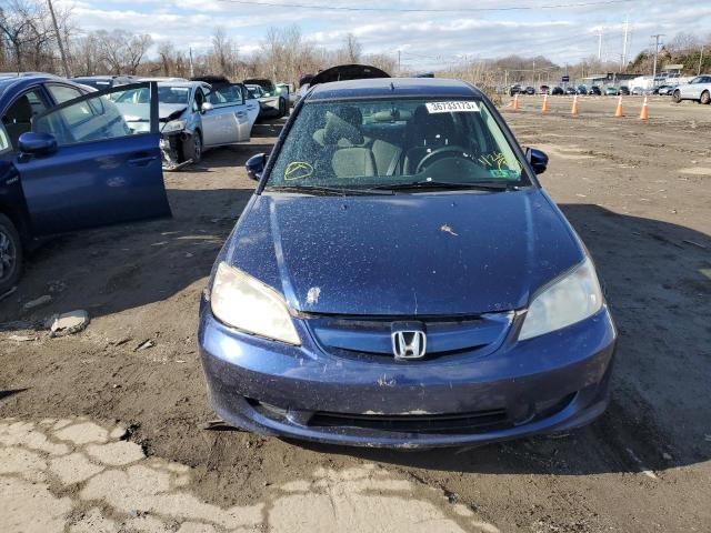 Photo 5 from auction – 2005 HONDA CIVIC HYBR with VIN JHMES95685S014112