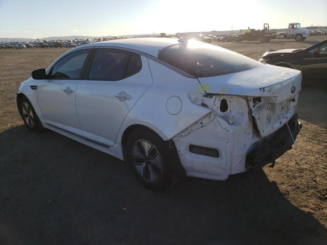 Photo 2 from auction – 2013 KIA OPTIMA HYB with VIN KNAGM4AD4D5045749