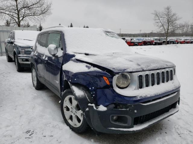 JEEP RENEGADE L 2016 with VIN ZACCJBDT3GPC63498 - Photo from auction
