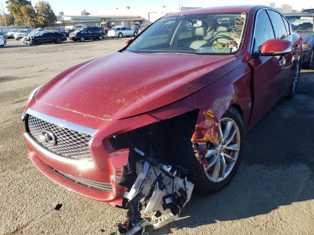 INFINITI Q50 BASE 2014 with VIN JN1BV7AP6EM691293 - Photo from auction