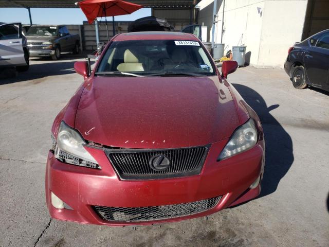 Photo 5 from auction – 2007 LEXUS IS with VIN JTHBK262172054475