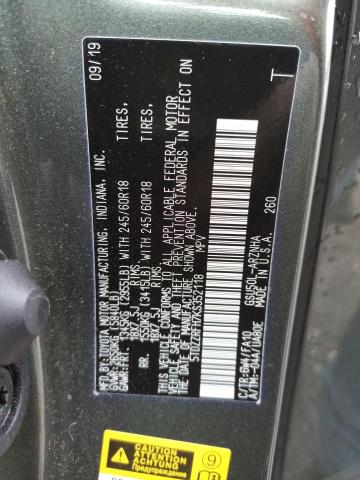 Photo 14 from auction – 2019 TOYOTA HIGHLANDER with VIN 5TDZZRFH7KS352118
