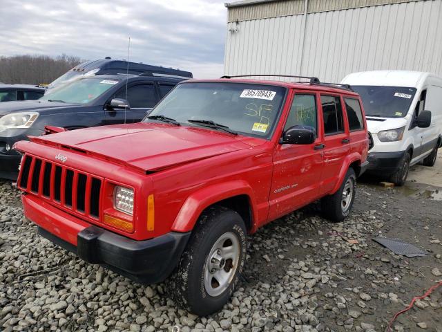 JEEP CHEROKEE S 2001 with VIN 1J4FF48S91L566559 - Photo from auction