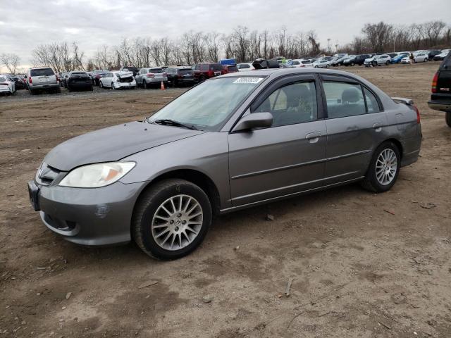 HONDA CIVIC EX 2005 with VIN 2HGES26775H610787 - Photo from auction