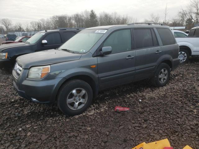 HONDA PILOT EX 2007 with VIN 2HKYF18477H513063 - Photo from auction
