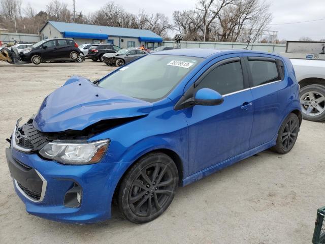CHEVROLET SONIC PREM 2019 with VIN 1G1JF6SB3K4125079 - Photo from auction