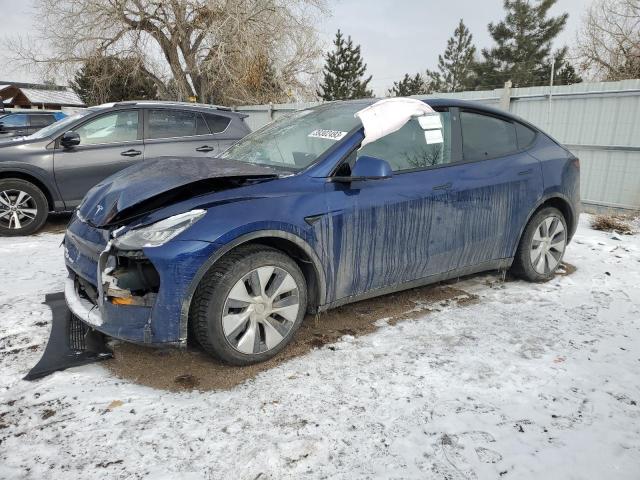 TESLA MODEL Y 2021 with VIN 5YJYGDEE1MF265575 - Photo from auction