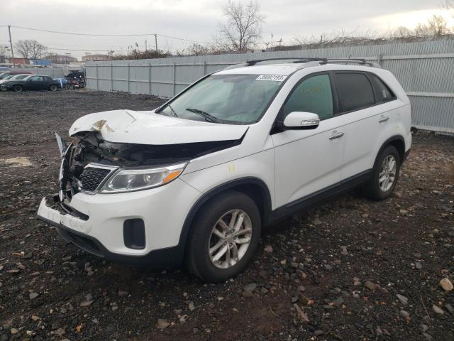 KIA SORENTO LX 2015 with VIN 5XYKT4A75FG566967 - Photo from auction